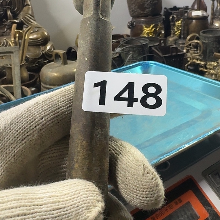 嘎***河闪电购铜摆件工艺品148