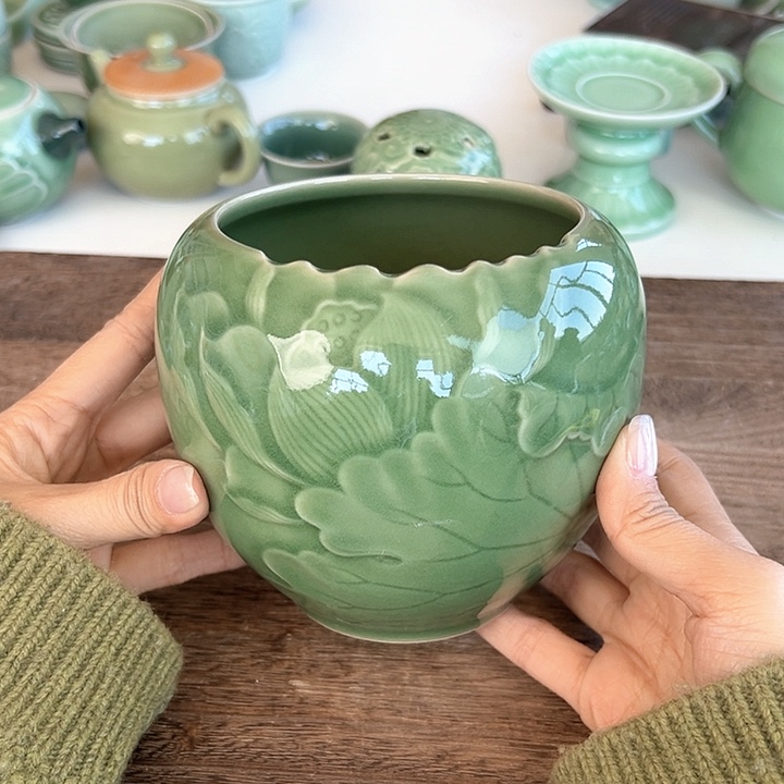 小米茶器龙泉青瓷