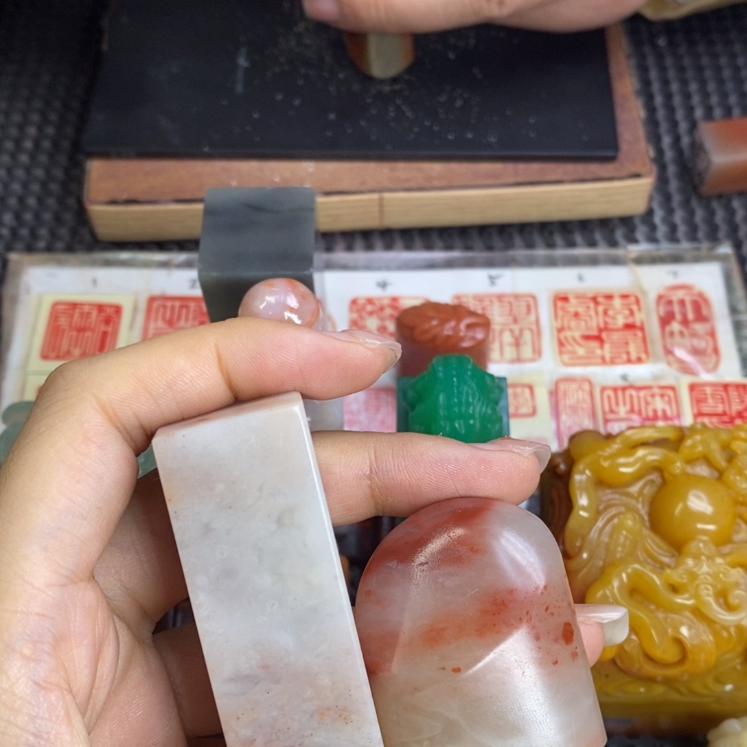 啊***啊印石寿山石成品正章书法用品
