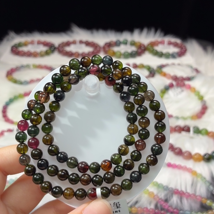 手链未镶嵌碧玺6mm+ 