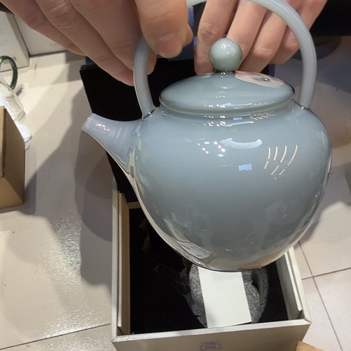 灰色玉见提梁壶11111111111111