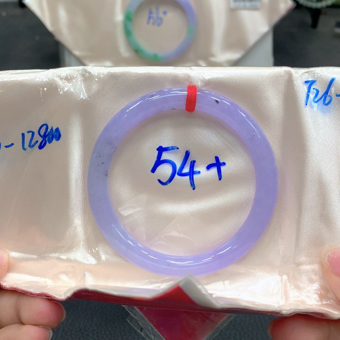 翡翠未镶嵌手镯54圆