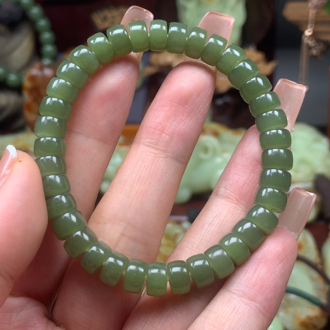 和田玉未镶嵌手串