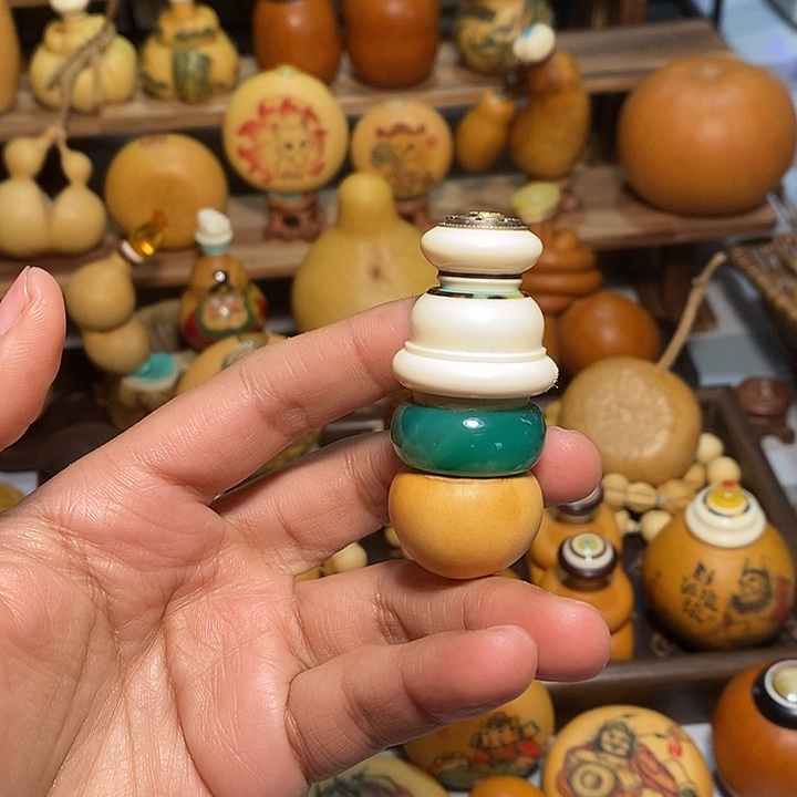 碧玉套环葫芦葫芦