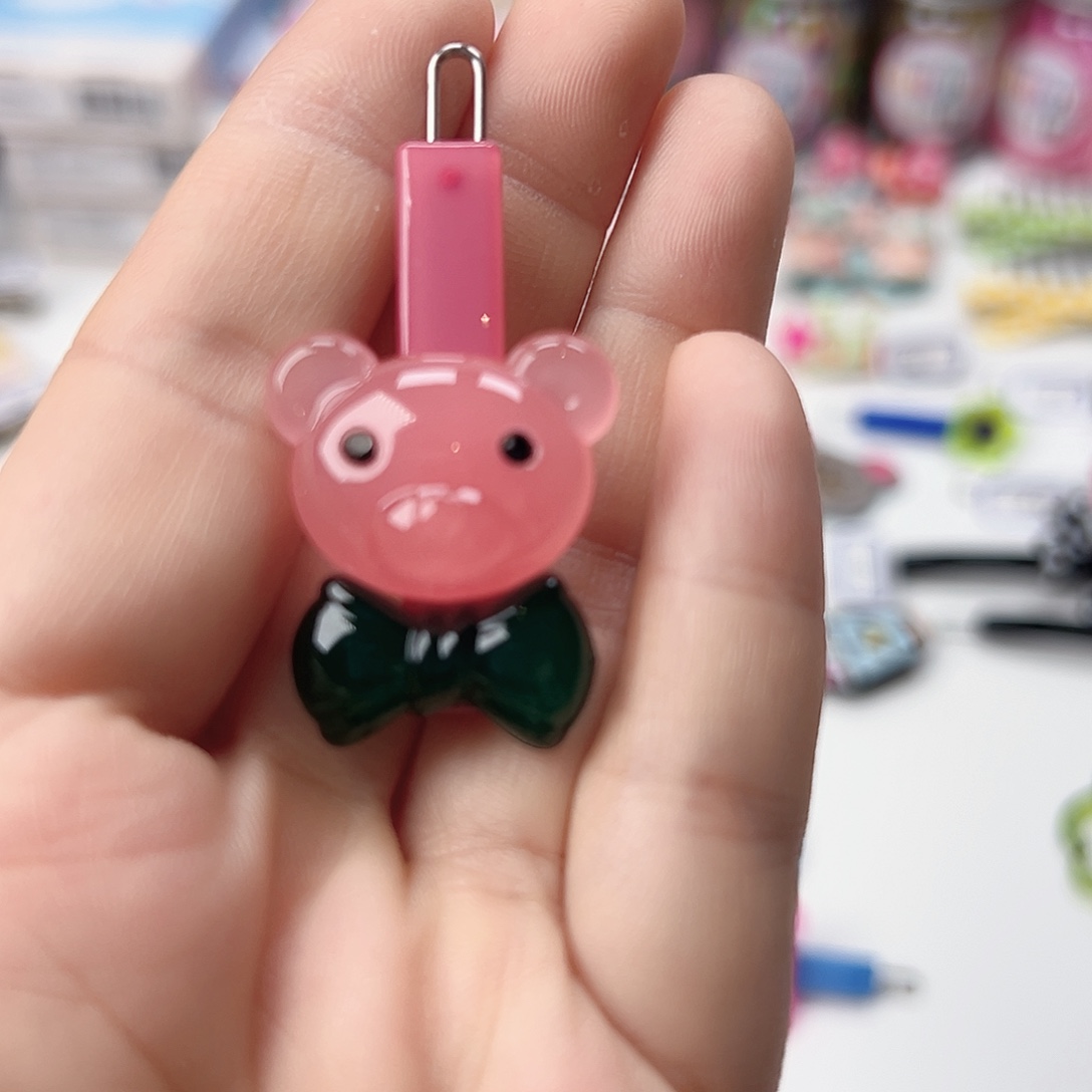 粉熊扣夹儿童韩国