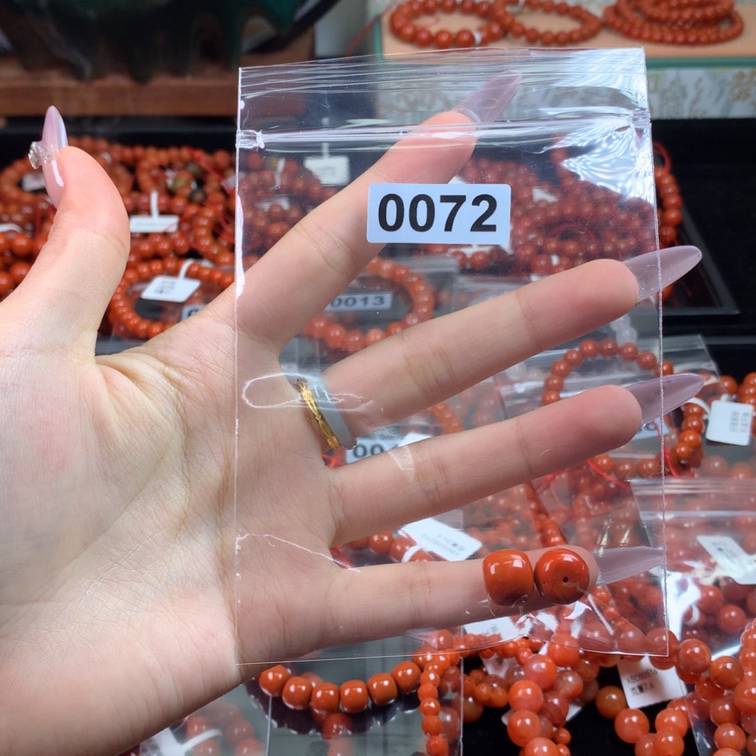 南红玛瑙手链未镶嵌0072