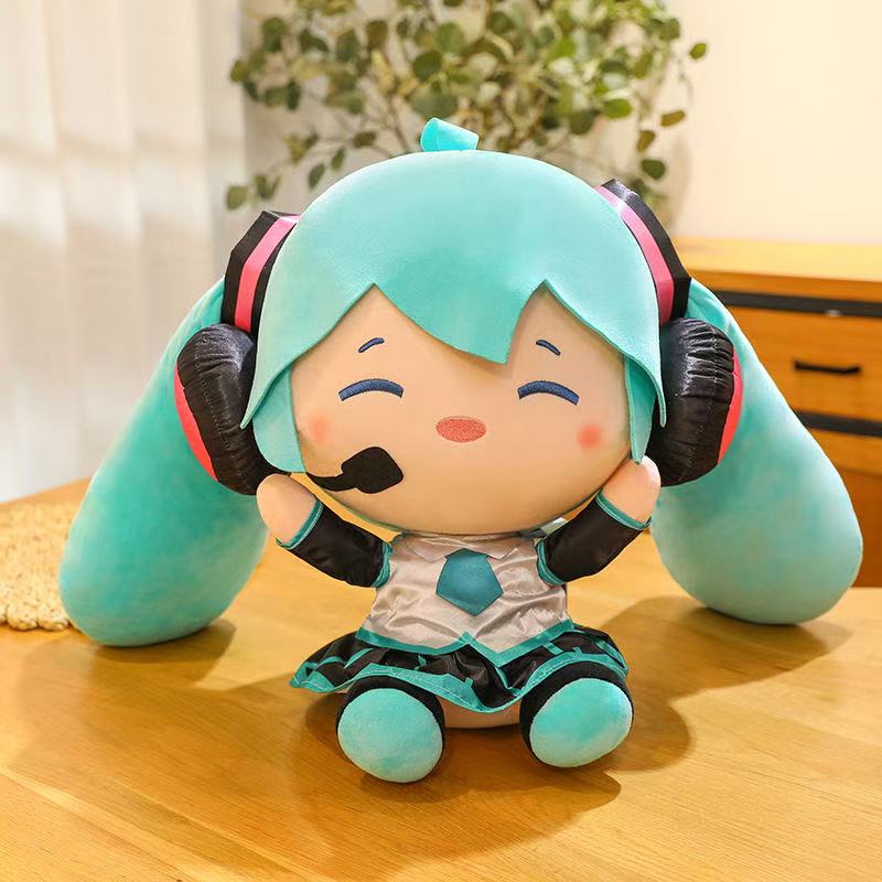 【小龙の毛绒】初音未来玩偶抱枕经典深海毛绒fufu玩偶公仔摆件礼物