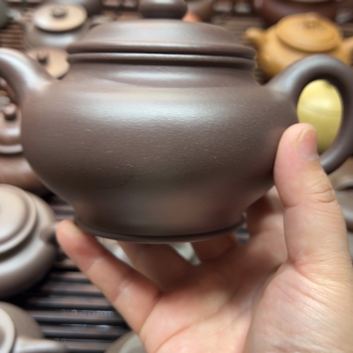 残***静茶壶紫砂宜兴紫砂壶