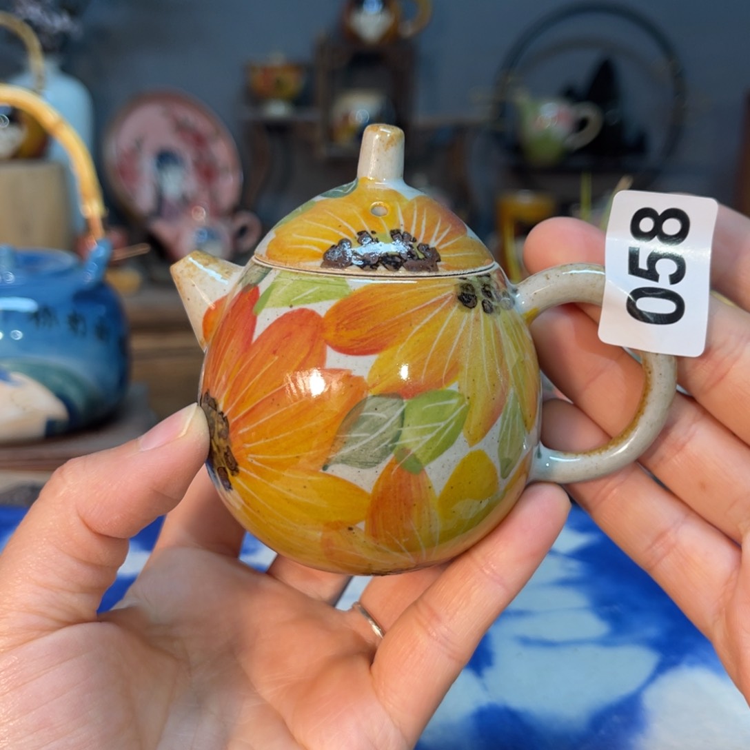 杯囝**语素浅陶瓷手工手绘