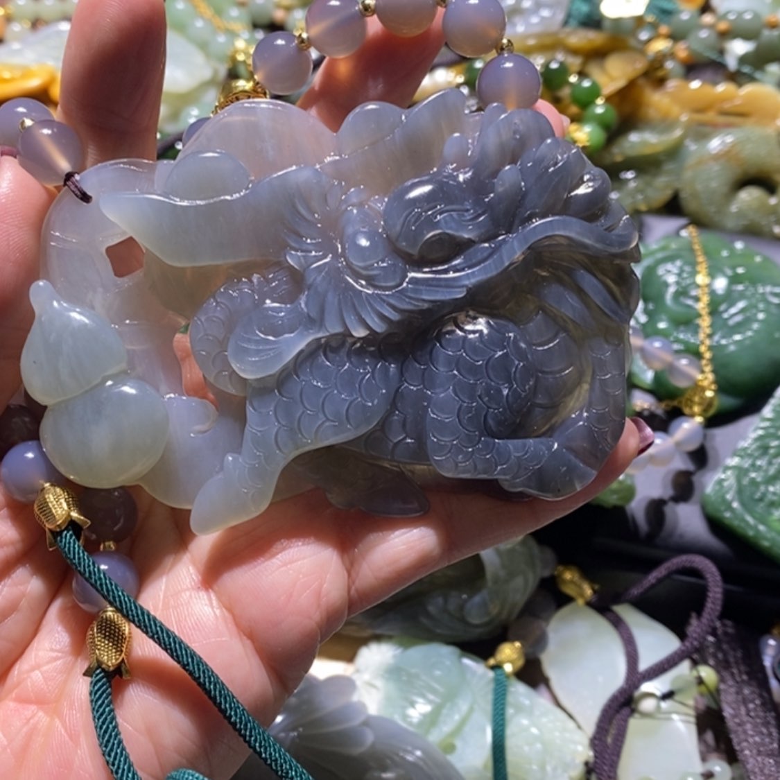 【闪购商品】岫玉吊坠(不含链)未镶嵌