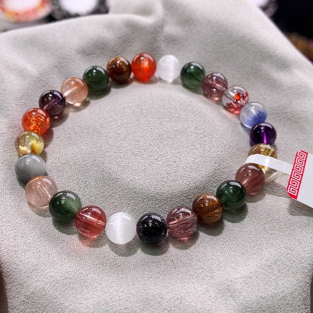 未镶嵌水晶手链80kg以内可拍多宝7+