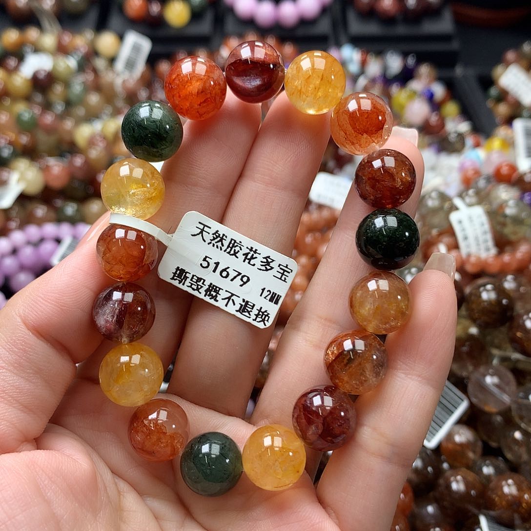 水晶手链未镶嵌，
