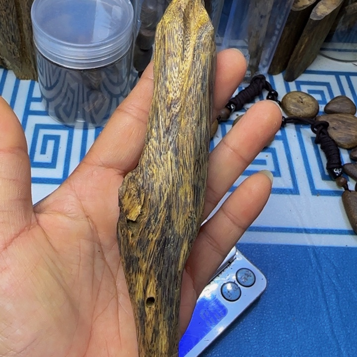 木手工艺雕塑根雕木方板材31克