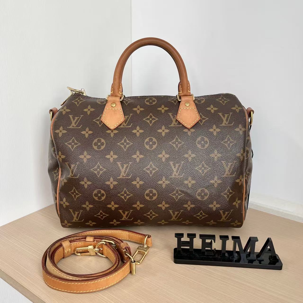 95新 LouisVuitton/路易威登 12646766 speedy30肩带款 30*21 