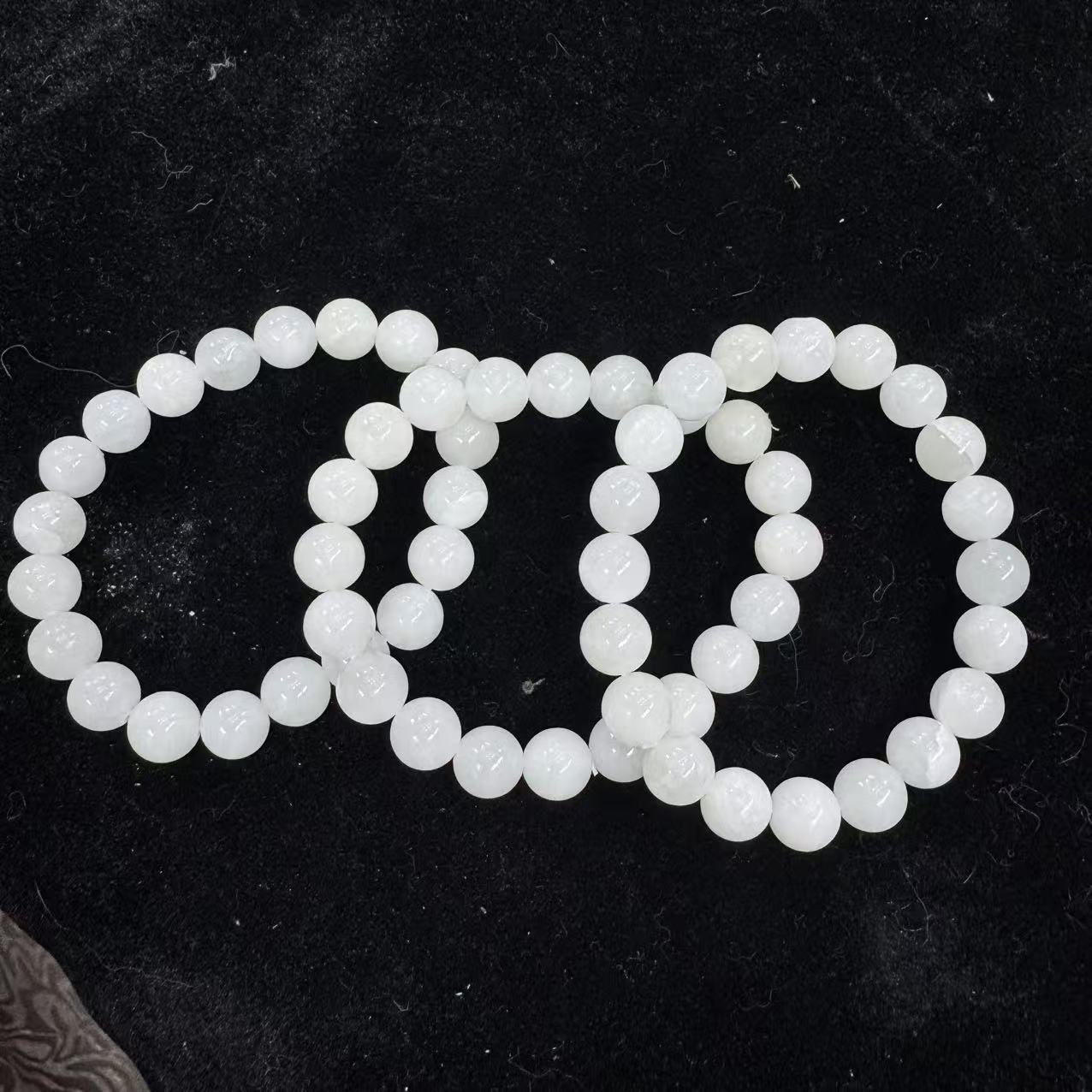 D173 天然和田玉卡10左右手串 拍一发一多样性发其一