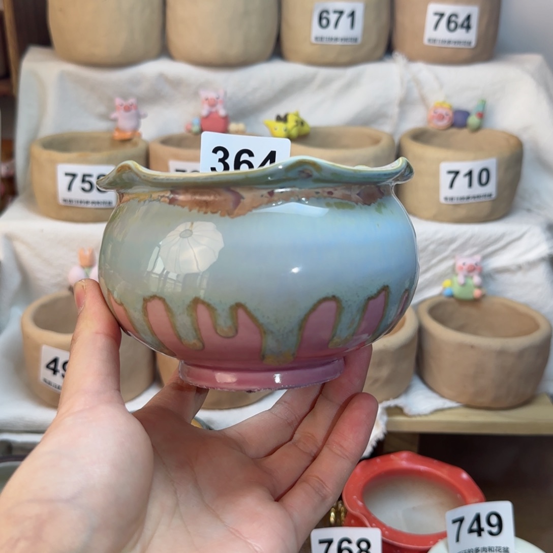 陶瓷364。内口8cm