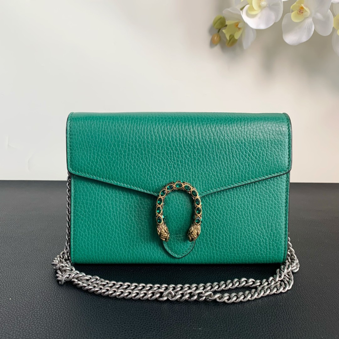 95新 GUCCI/古驰 【98新】gucci sylvie 链条小号