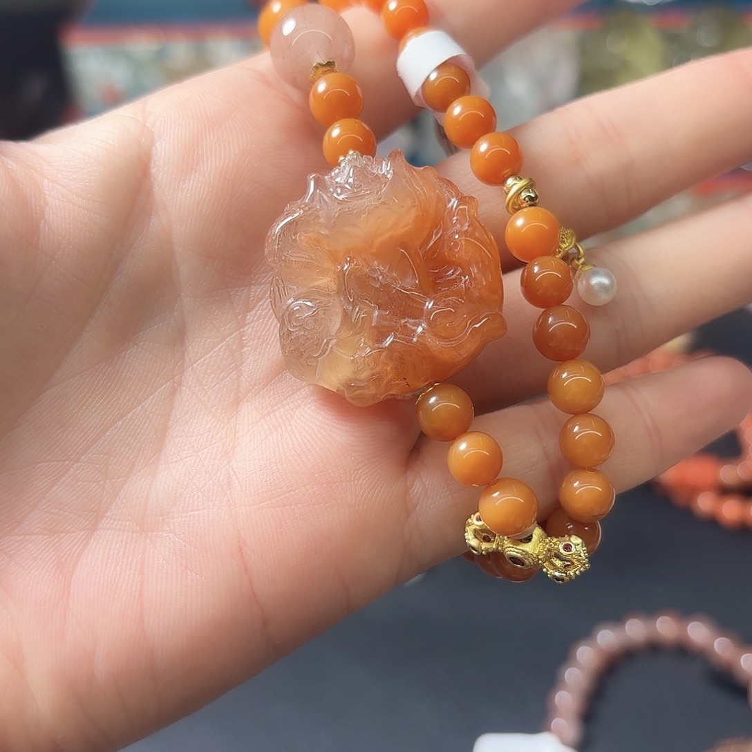 花****水晶手链未镶嵌兔毛