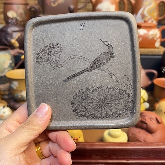 紫砂茶杯紫砂壶承