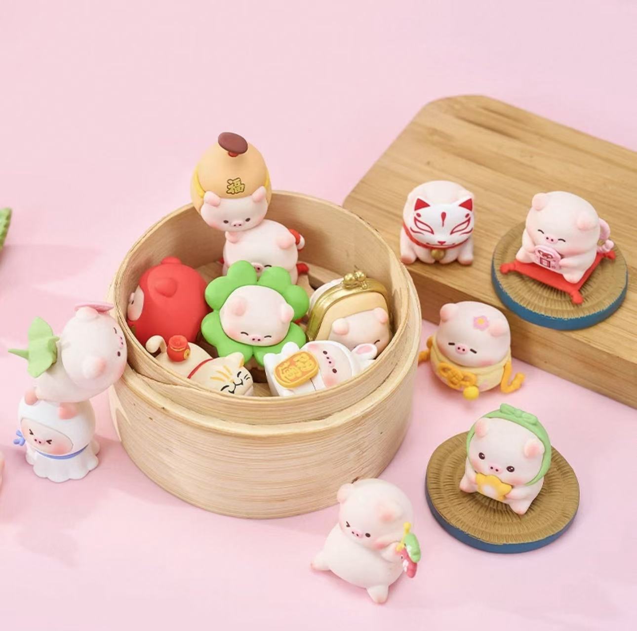 可爱宝运小猪猪吸吸乐底部磁吸