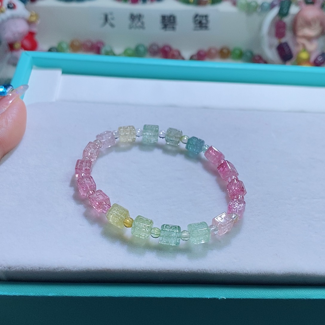 碧玺手链未镶嵌碧玺手链