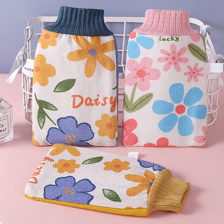 （三个装）一体双层设计搓澡巾强力成人男女洗澡巾搓泥搓灰加厚