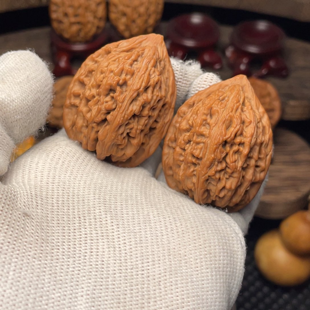 把件文玩核桃秦岭野生山魄系列归一34