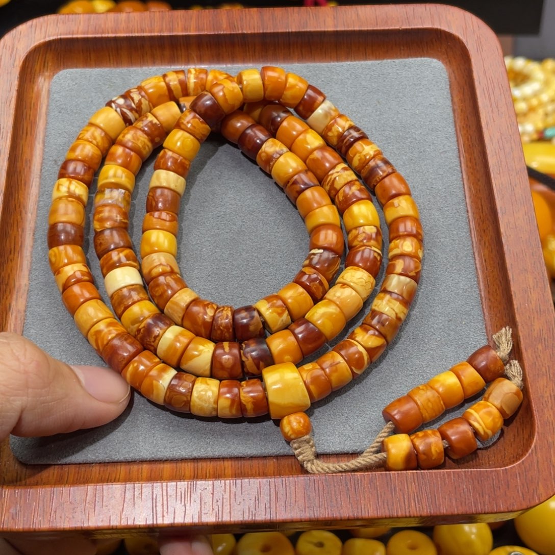 蜜蜡未镶嵌裸石直径8