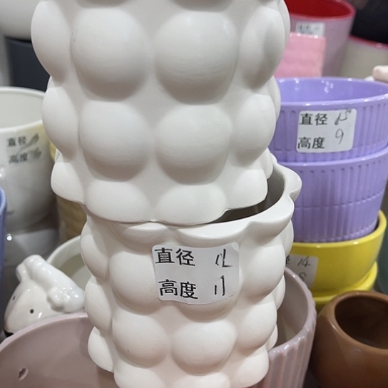 多年绿植陶瓷花盆9.9包邮，有孔