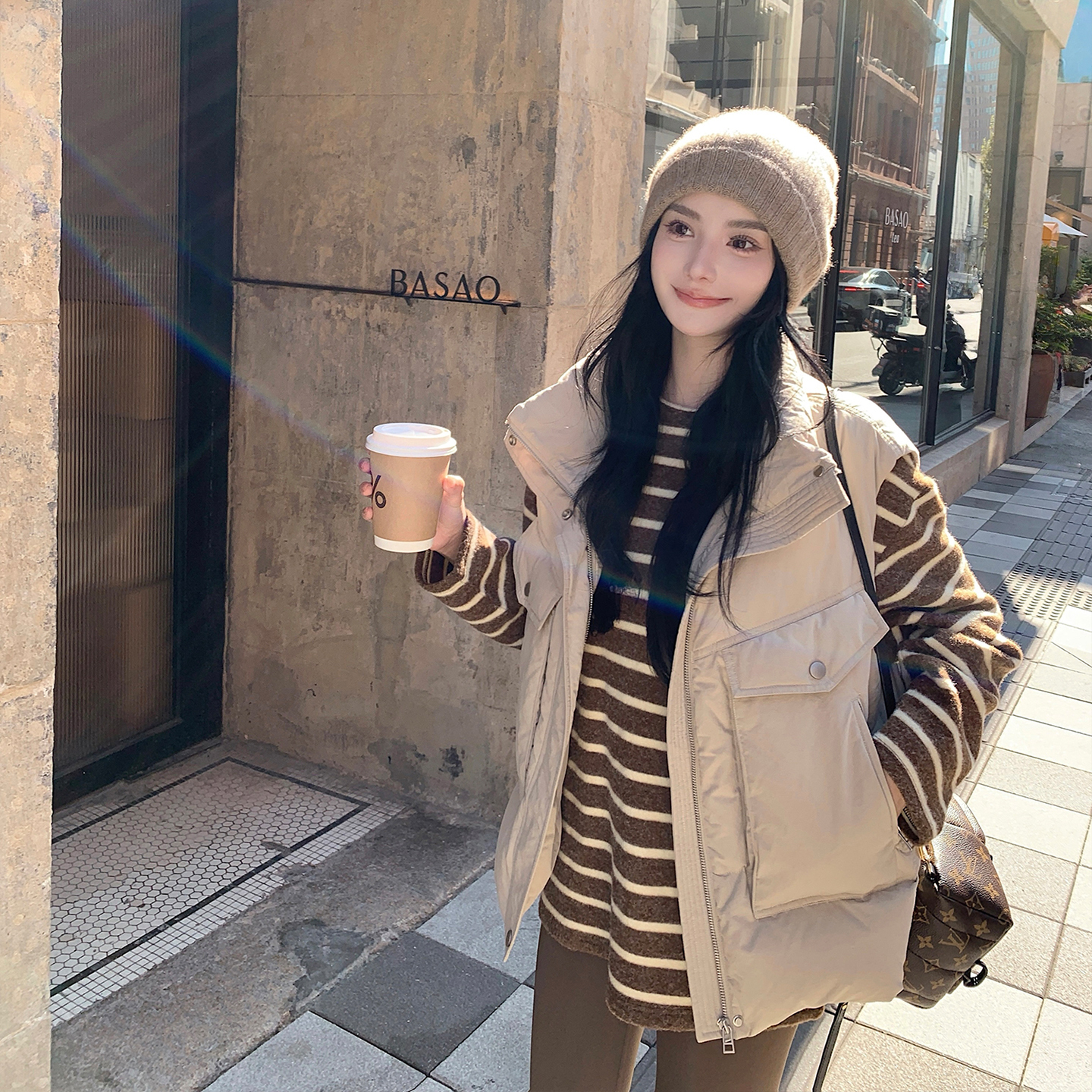 Lilylikes“水洗棉工装羽绒”温暖90白鸭绒 轻运动美学-羽绒服