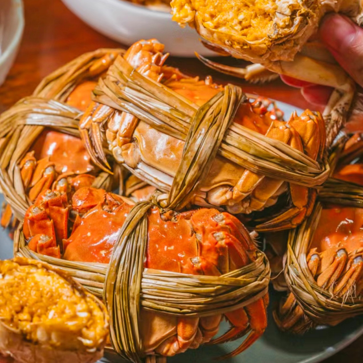 活蟹盘锦河蟹母蟹（1.7两-1.4两每只）2斤