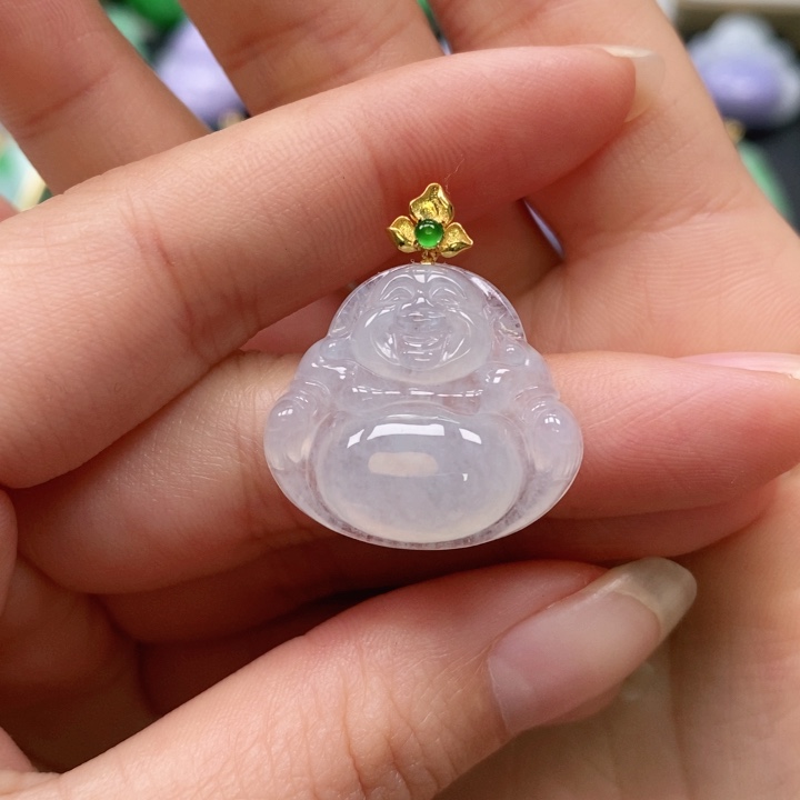 翡翠未镶嵌颈饰吊坠