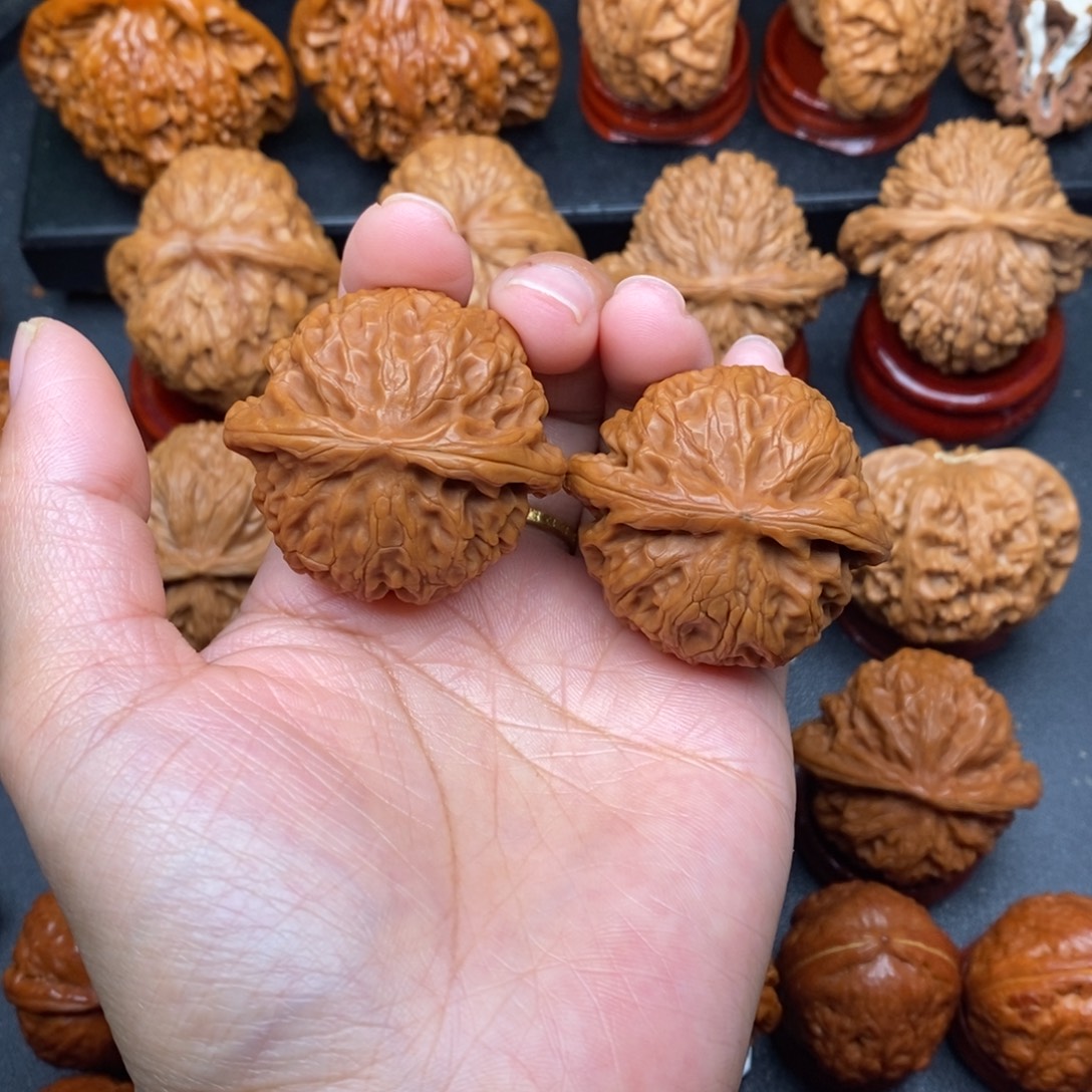 文玩核桃把件41宫灯