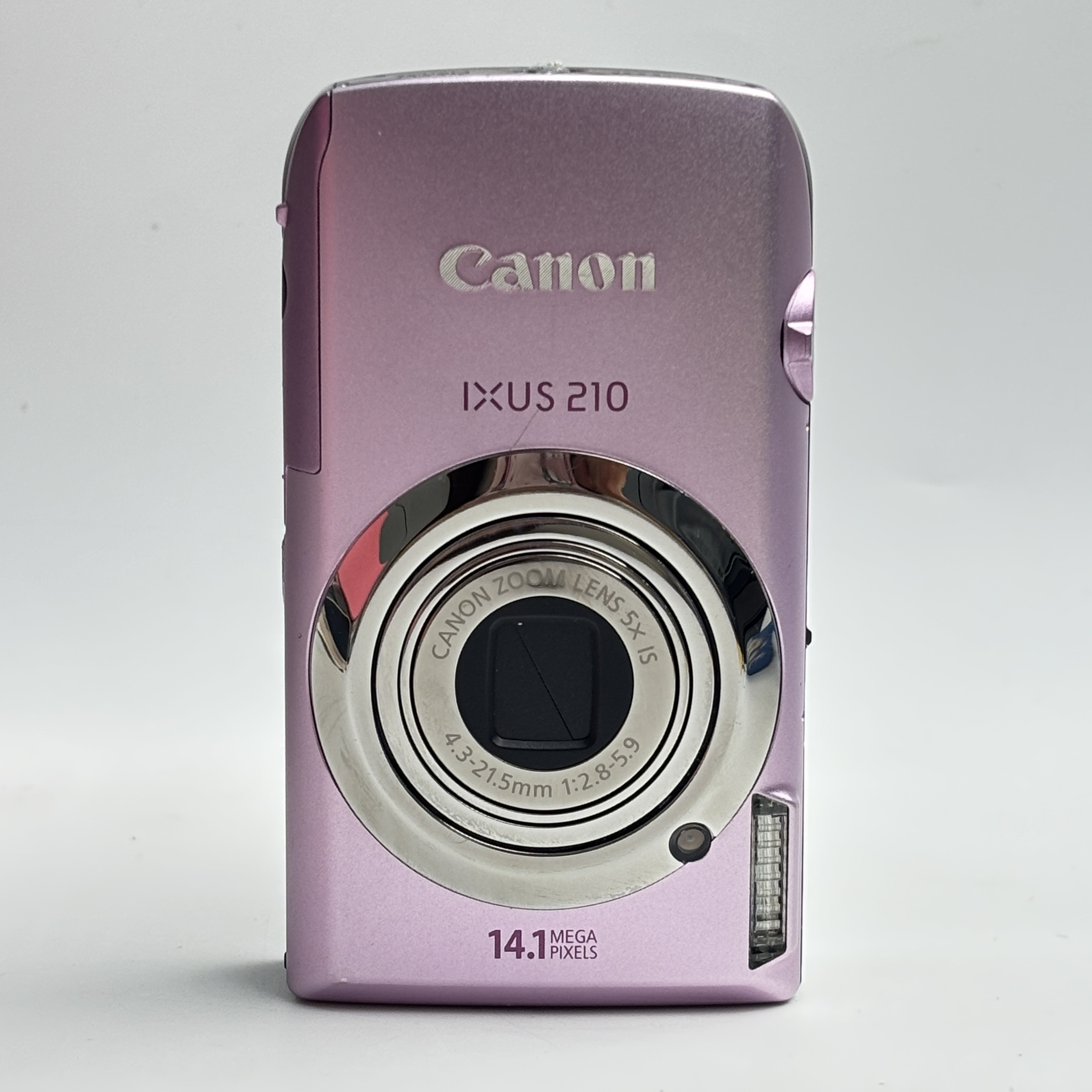 95新 Canon/佳能 ixus210粉紫色1410万像素5倍光学变焦ccd相机