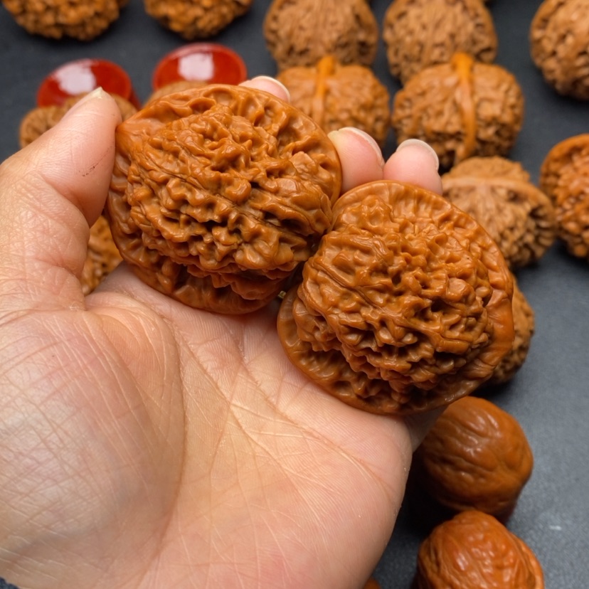 【闪购商品】文玩核桃把件跳**丑官帽