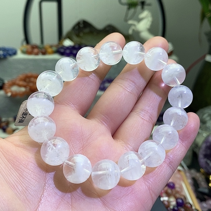 水晶手链未镶嵌白幽灵13+