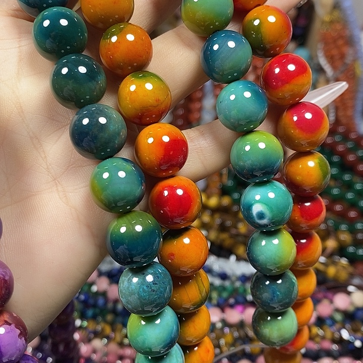 明***宣玛瑙/玉髓未镶嵌珠宝半成品