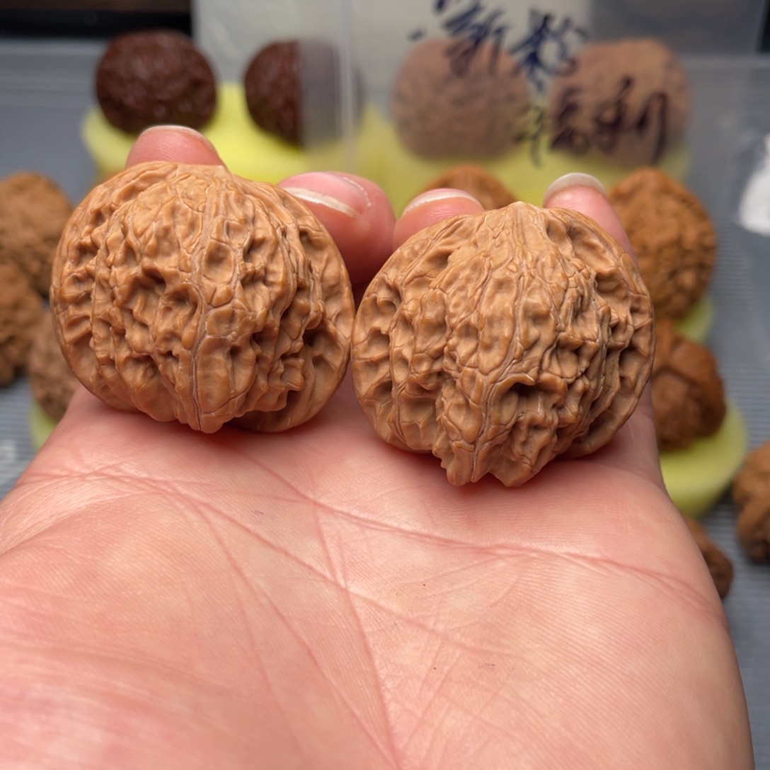 把件文玩核桃磨盘39编号126