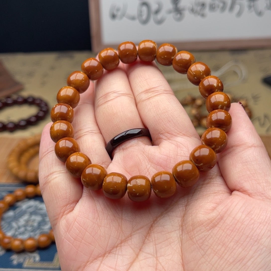 紫金鼠手串实心老型10