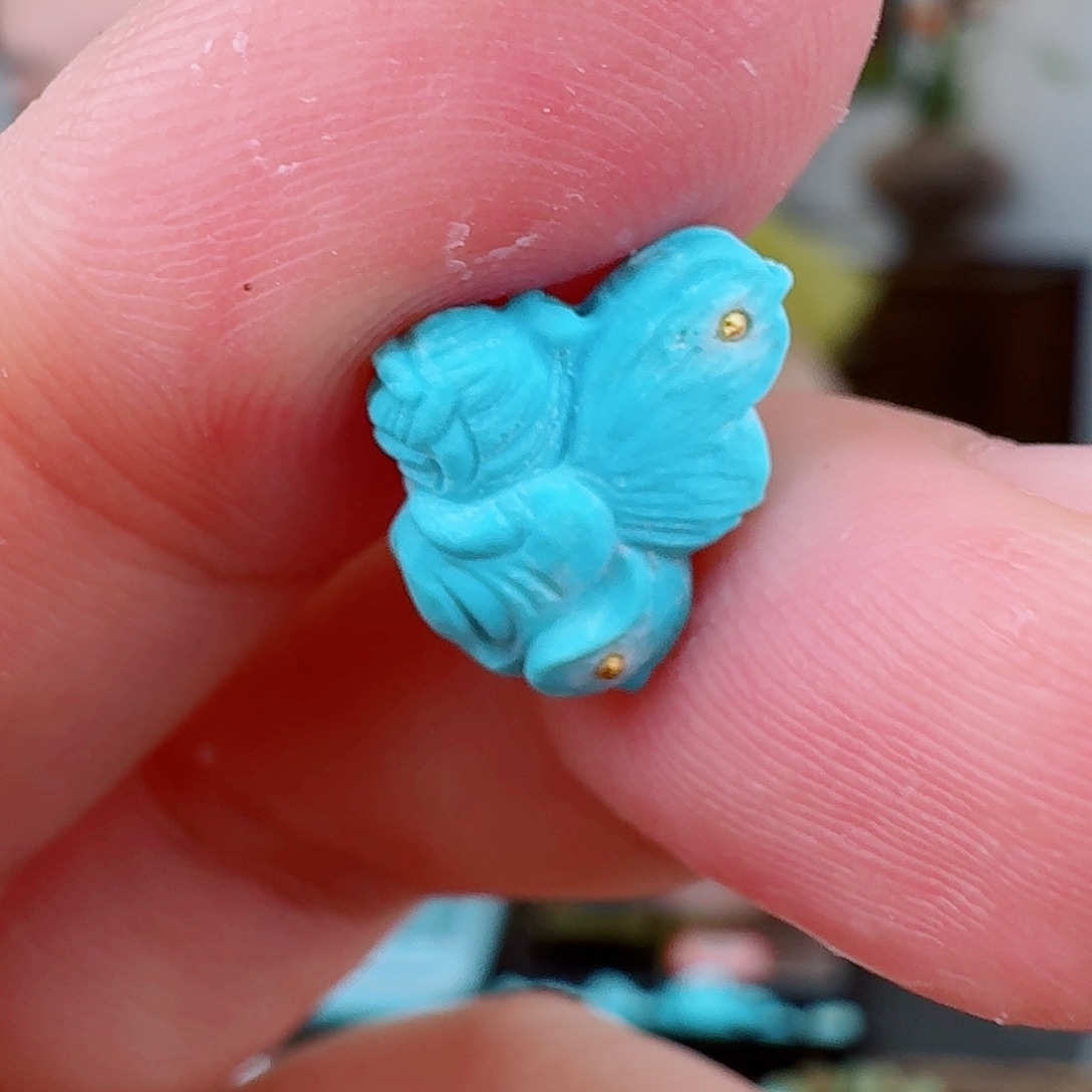 未镶嵌绿松石珠宝奇石