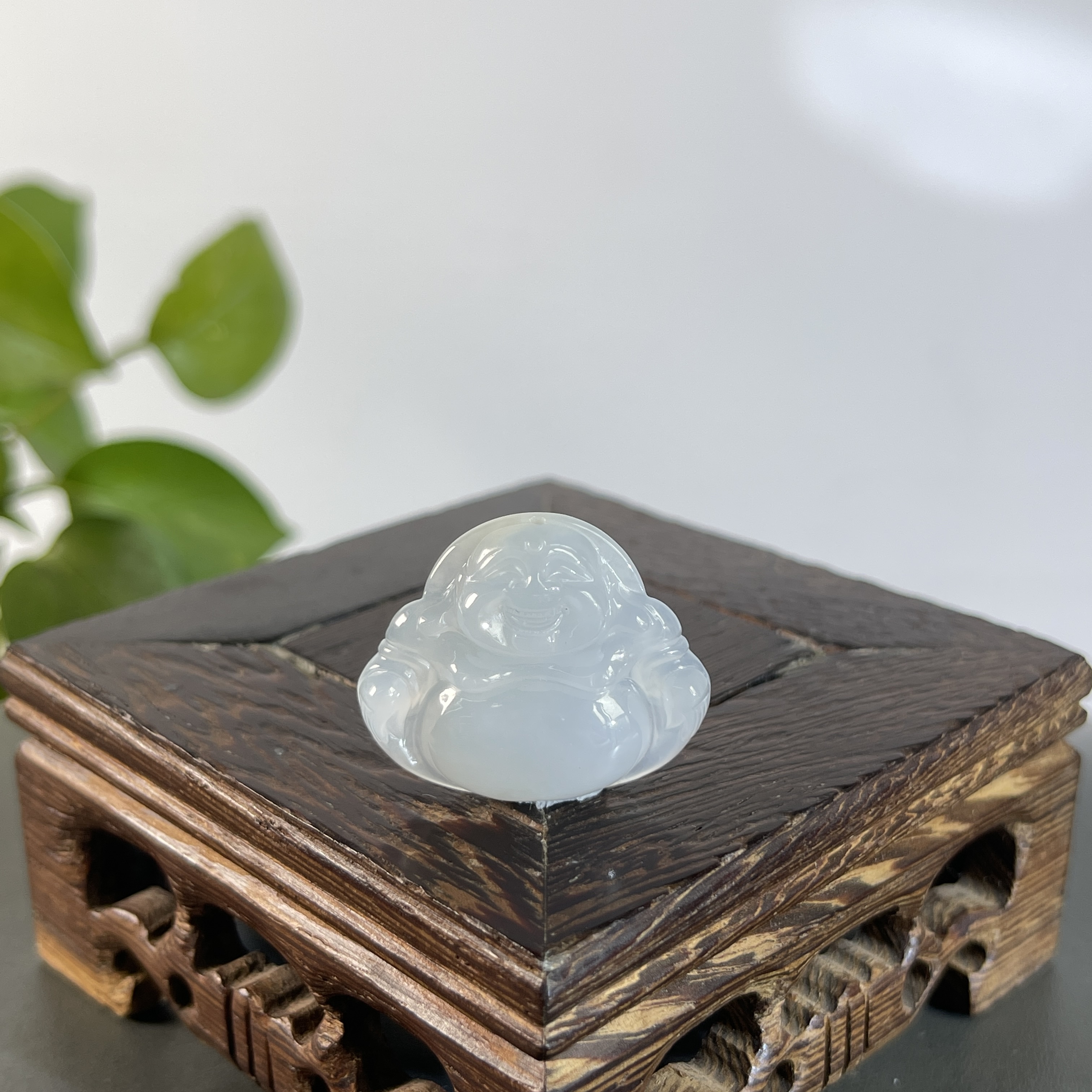 JYA27-74  天然缅甸A货翡翠  佛公