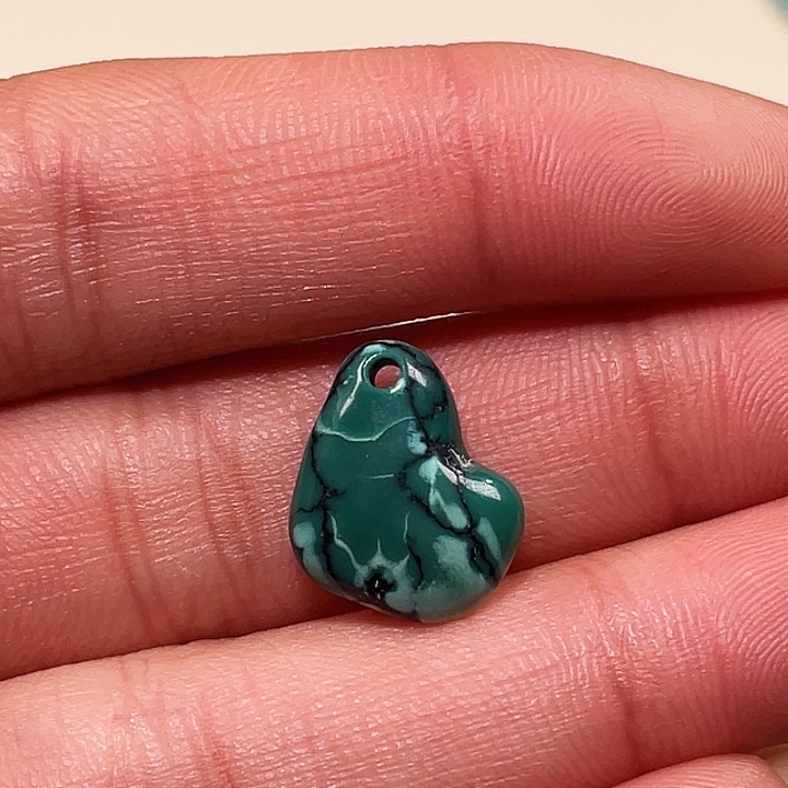 绿松石未镶嵌卡子