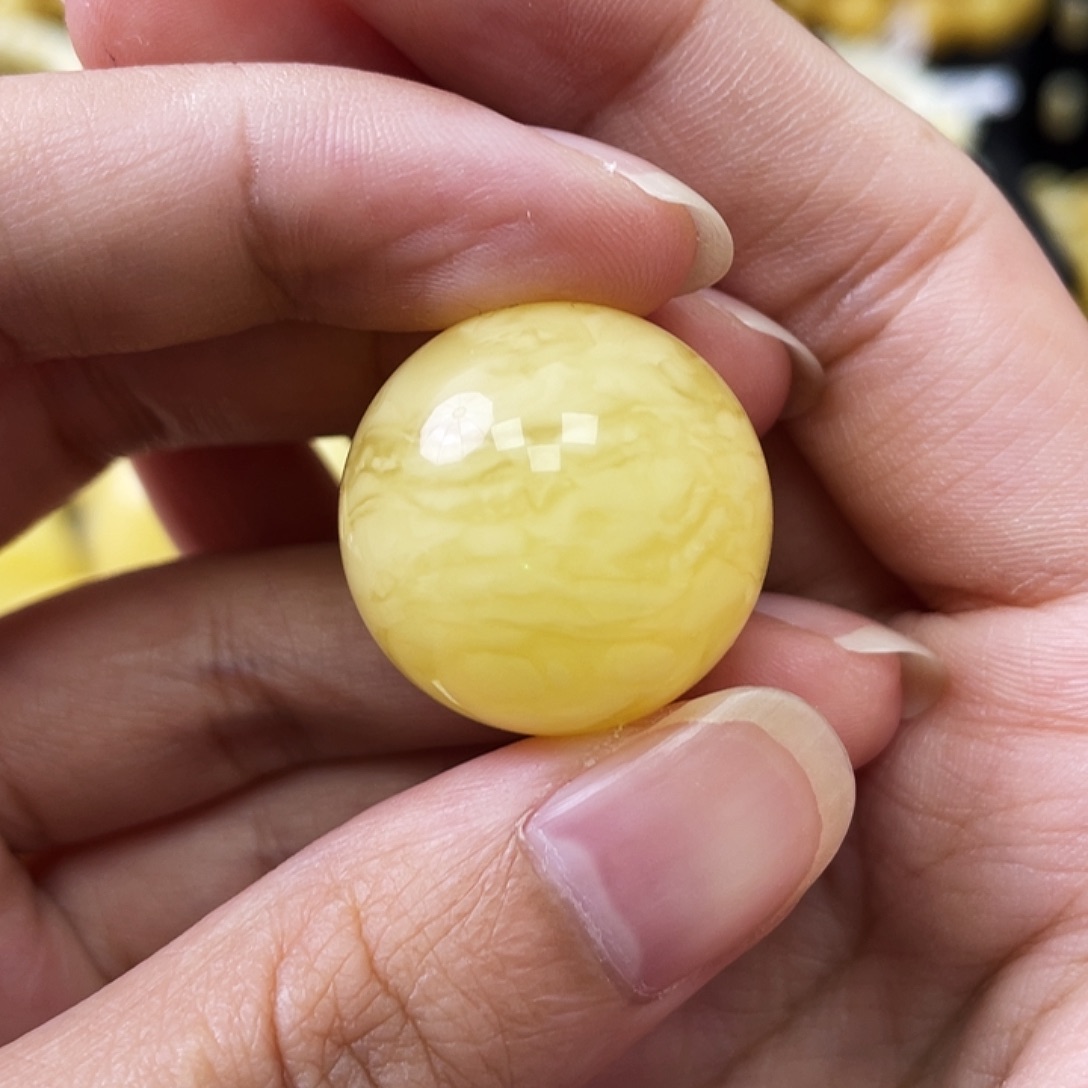 蜜蜡未镶嵌珠宝奇石黄白妖花