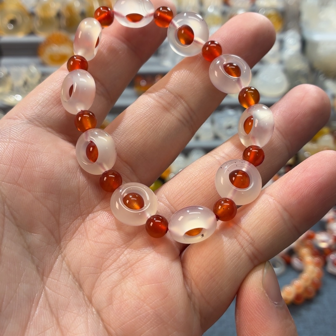 玛瑙/玉髓未镶嵌吊坠(不含链)