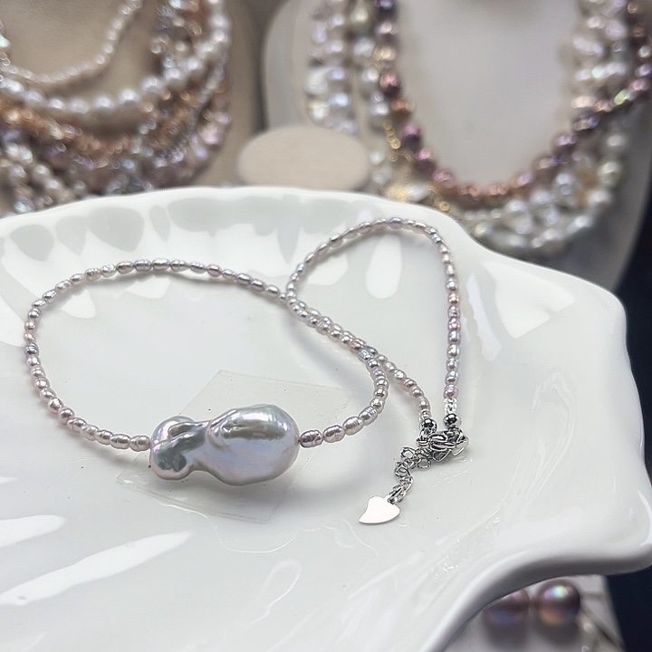 淡水珍珠项链未镶嵌【纯恬】