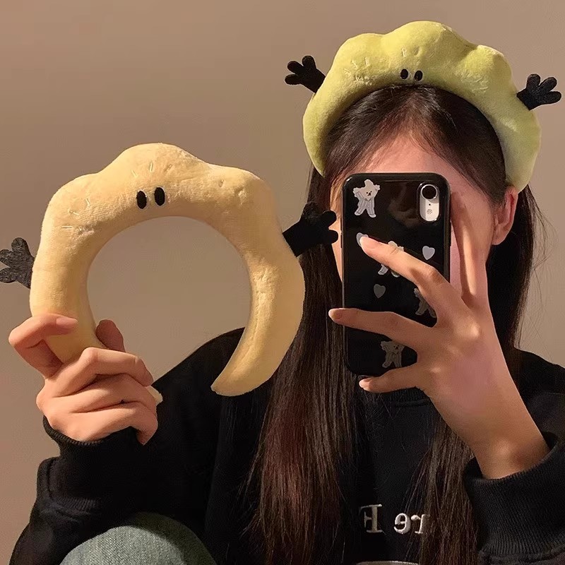 可爱搞怪毛绒发箍女秋冬头箍发卡洗脸敷面膜洗漱专用束发带头饰gh