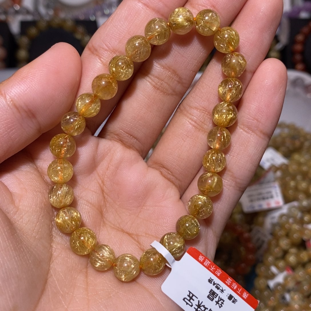 【闪购商品】发晶手串未镶嵌钛晶7.1mm