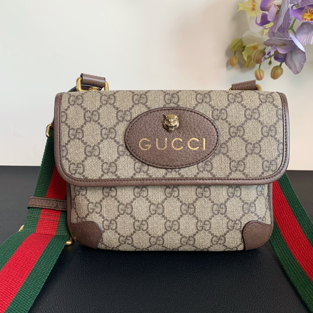 95新 GUCCI/古驰 【99新】gucci 双面虎头小号