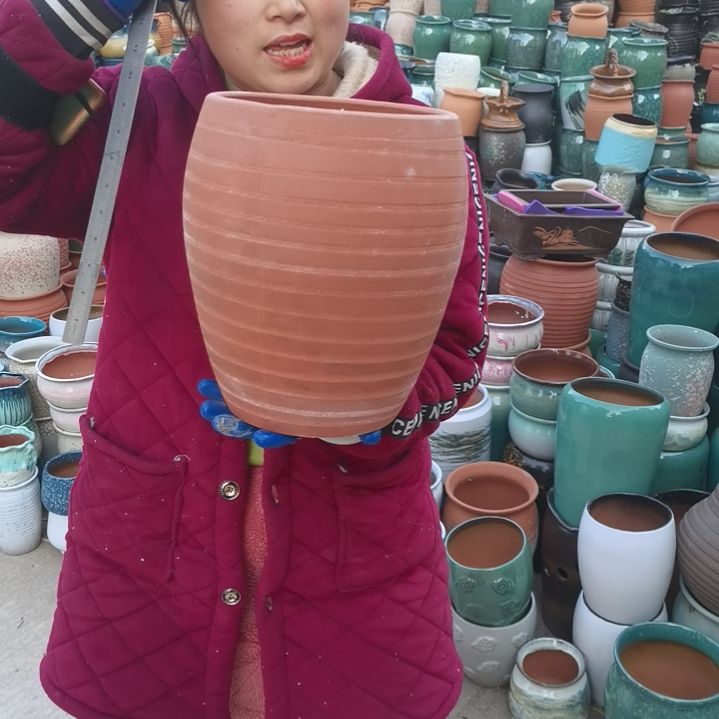 红陶口20高28瑕疵