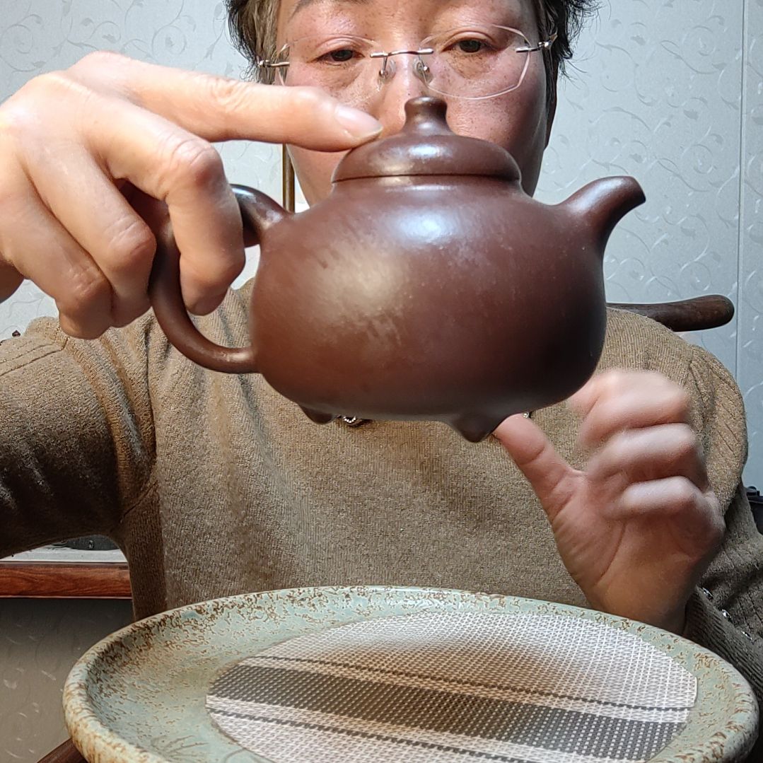 紫砂茶壶乳鼎350毫升左右